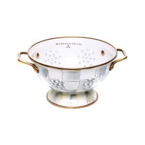 MACKENZIE-CHILDS Sterling Check Colander Small